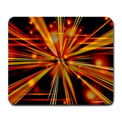 Zoom Effect Explosion Fire Sparks Large Mousepads by HermanTelo