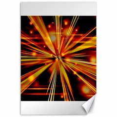 Zoom Effect Explosion Fire Sparks Canvas 24  X 36 