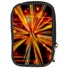 Zoom Effect Explosion Fire Sparks Compact Camera Leather Case