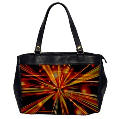 Zoom Effect Explosion Fire Sparks Oversize Office Handbag