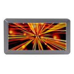 Zoom Effect Explosion Fire Sparks Memory Card Reader (mini) by HermanTelo