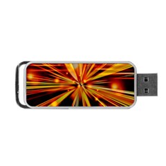 Zoom Effect Explosion Fire Sparks Portable Usb Flash (one Side) by HermanTelo