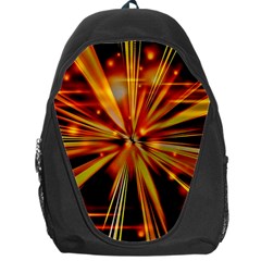 Zoom Effect Explosion Fire Sparks Backpack Bag