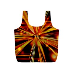 Zoom Effect Explosion Fire Sparks Full Print Recycle Bag (s) by HermanTelo