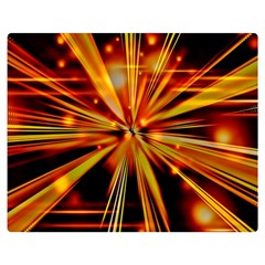 Zoom Effect Explosion Fire Sparks Double Sided Flano Blanket (medium) 