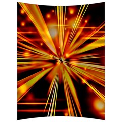 Zoom Effect Explosion Fire Sparks Back Support Cushion by HermanTelo