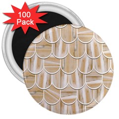 Texture Background Brown Beige 3  Magnets (100 Pack) by HermanTelo