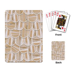 Texture Background Brown Beige Playing Cards Single Design