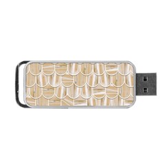 Texture Background Brown Beige Portable Usb Flash (two Sides)