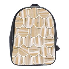 Texture Background Brown Beige School Bag (xl)