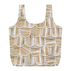 Texture Background Brown Beige Full Print Recycle Bag (l)