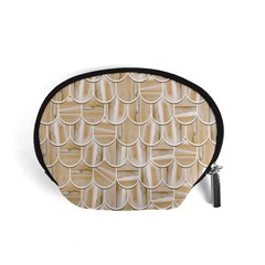 Texture Background Brown Beige Accessory Pouch (small)