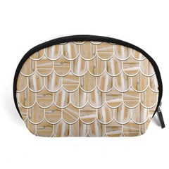 Texture Background Brown Beige Accessory Pouch (large)