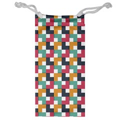 Abstract Geometric Jewelry Bag