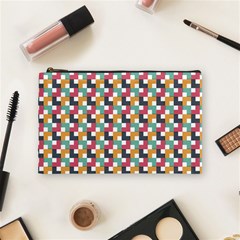 Abstract Geometric Cosmetic Bag (medium)