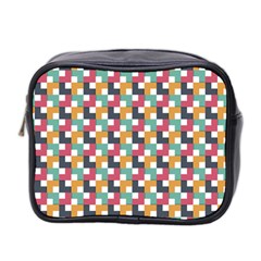 Abstract Geometric Mini Toiletries Bag (two Sides)