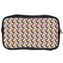 Abstract Geometric Toiletries Bag (one Side)