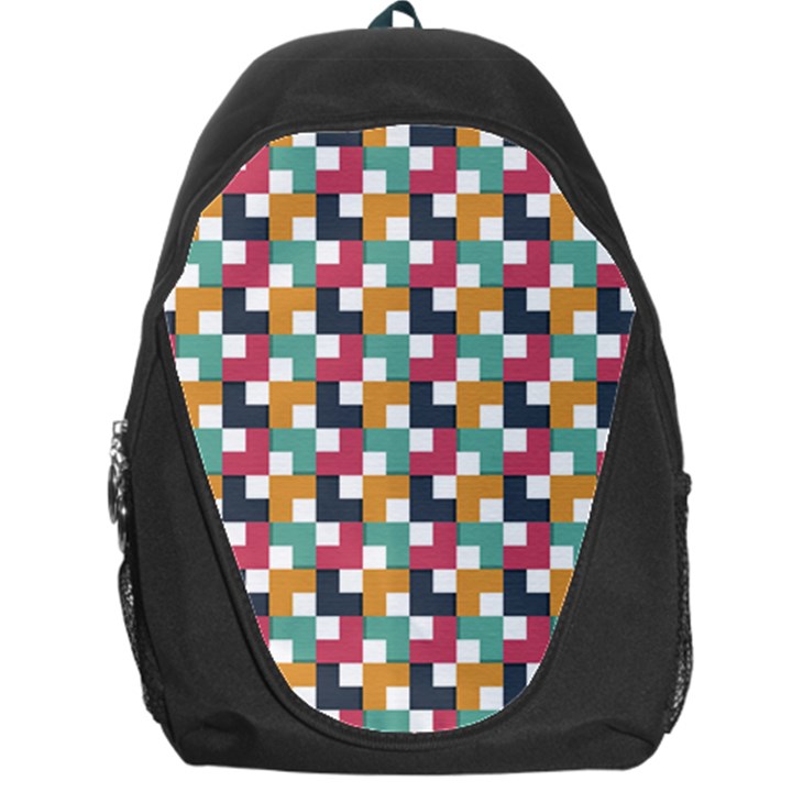 Abstract Geometric Backpack Bag