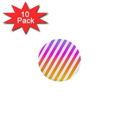 Abstract Lines Mockup Oblique 1  Mini Buttons (10 pack) 