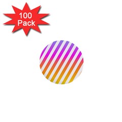 Abstract Lines Mockup Oblique 1  Mini Buttons (100 pack) 