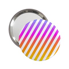 Abstract Lines Mockup Oblique 2.25  Handbag Mirrors