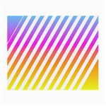 Abstract Lines Mockup Oblique Small Glasses Cloth Front