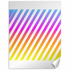 Abstract Lines Mockup Oblique Canvas 12  x 16 