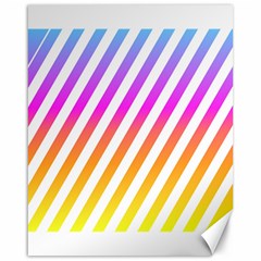 Abstract Lines Mockup Oblique Canvas 16  X 20  by HermanTelo