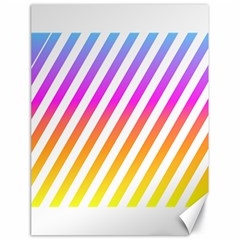 Abstract Lines Mockup Oblique Canvas 18  x 24 