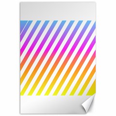 Abstract Lines Mockup Oblique Canvas 20  x 30 