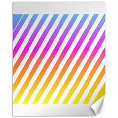 Abstract Lines Mockup Oblique Canvas 11  x 14 