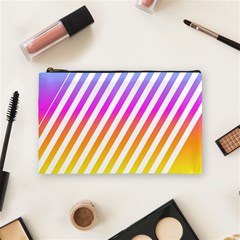 Abstract Lines Mockup Oblique Cosmetic Bag (Medium)