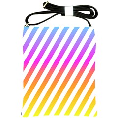 Abstract Lines Mockup Oblique Shoulder Sling Bag