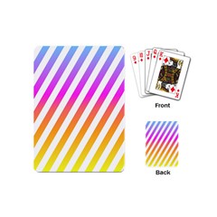 Abstract Lines Mockup Oblique Playing Cards (Mini)