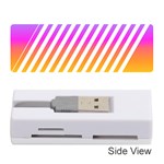 Abstract Lines Mockup Oblique Memory Card Reader (Stick) Front