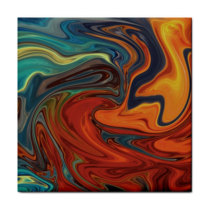 Abstract Art Pattern Tile Coasters