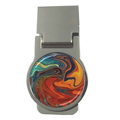 Abstract Art Pattern Money Clips (round)  by HermanTelo