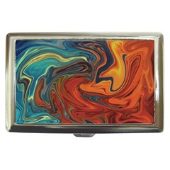 Abstract Art Pattern Cigarette Money Case