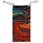 Abstract Art Pattern Jewelry Bag Back