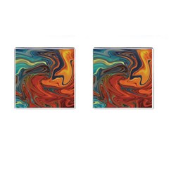 Abstract Art Pattern Cufflinks (square)