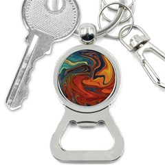 Abstract Art Pattern Bottle Opener Key Chain