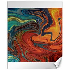 Abstract Art Pattern Canvas 16  X 20  by HermanTelo