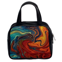 Abstract Art Pattern Classic Handbag (two Sides)