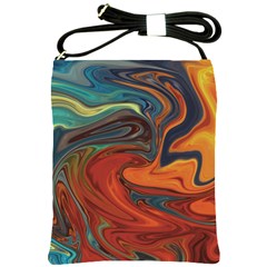 Abstract Art Pattern Shoulder Sling Bag