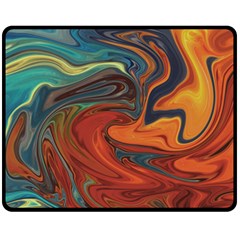 Abstract Art Pattern Fleece Blanket (medium) 