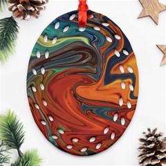 Abstract Art Pattern Ornament (oval Filigree)