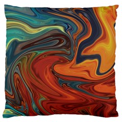 Abstract Art Pattern Large Cushion Case (one Side)