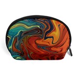 Abstract Art Pattern Accessory Pouch (Large) Front