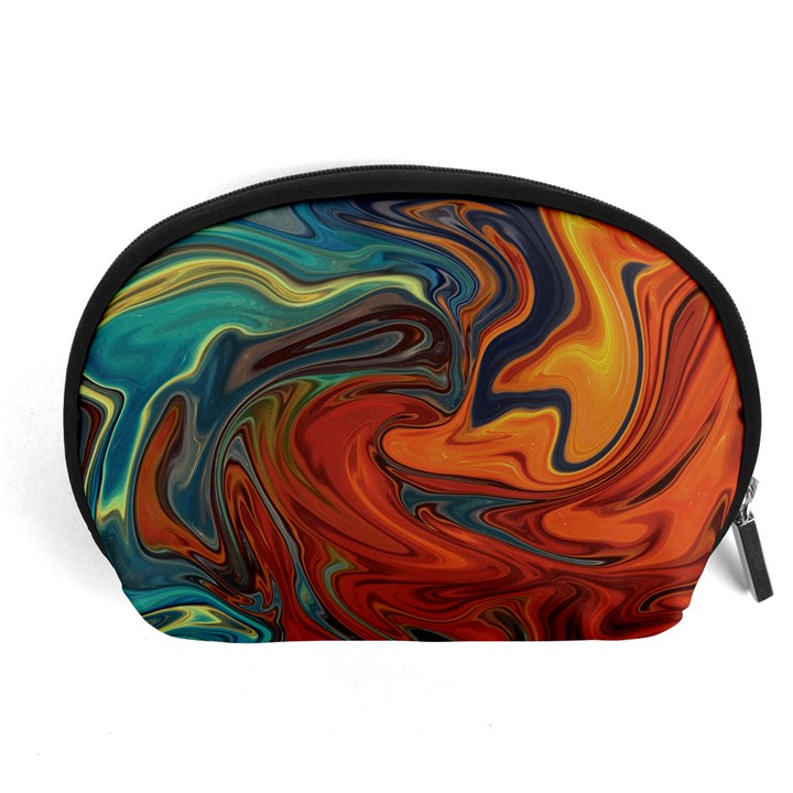 Abstract Art Pattern Accessory Pouch (Large)