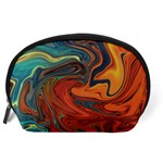 Abstract Art Pattern Accessory Pouch (Large) Back